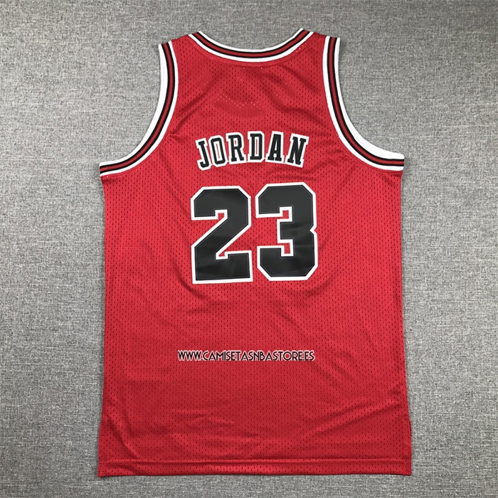 Michael Jordan NO 23 Camiseta Nino Chicago Bulls Mitchell & Ness 1997-98 NBA Finals Rojo